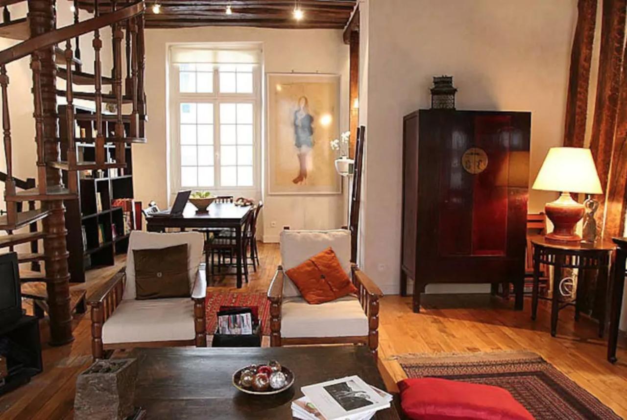 파리 Charming Cosy Triplex In Trendy Marais 아파트 외부 사진